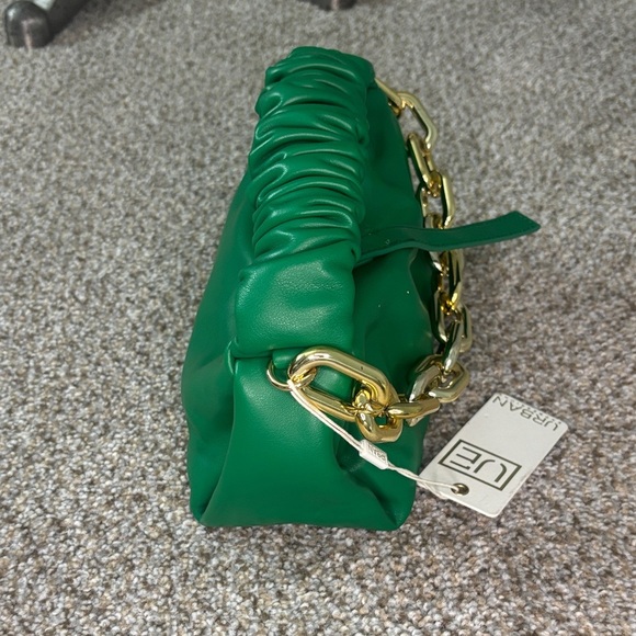 Green Ruched Women's Bag - Picture 2 of 5